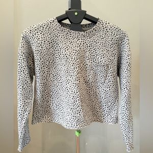 Cheetah Cropped Sweatshirt :: Small